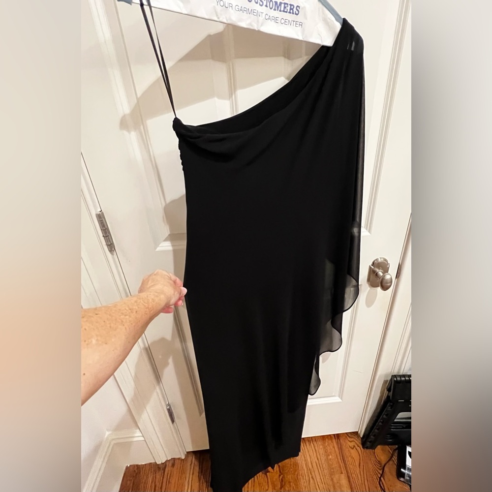 Ralph Lauren Black Asymmetrical long dress